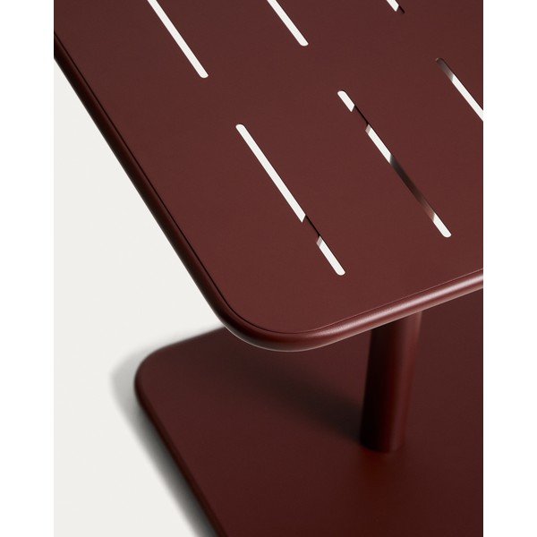 Tērauda dārza ēdamgalds 70x70 cm Brai – Kave Home-image-4