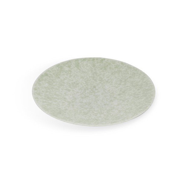 Zaļš porcelāna šķīvis Kähler Design Unico, ⌀ 30 cm
