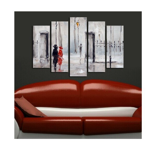 Daudzdaļīga glezna "Divi no viņiem", 105 x 70 cm-image-1