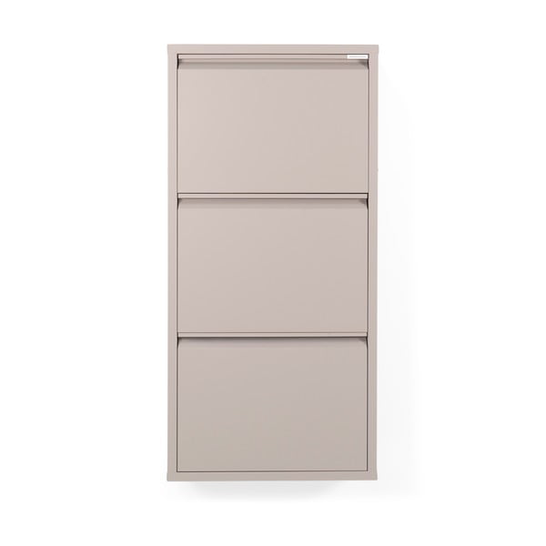 Pelēkbrūns metāla atverams apavu plaukts 50x103x15 cm Billy – Spinder Design-image-3