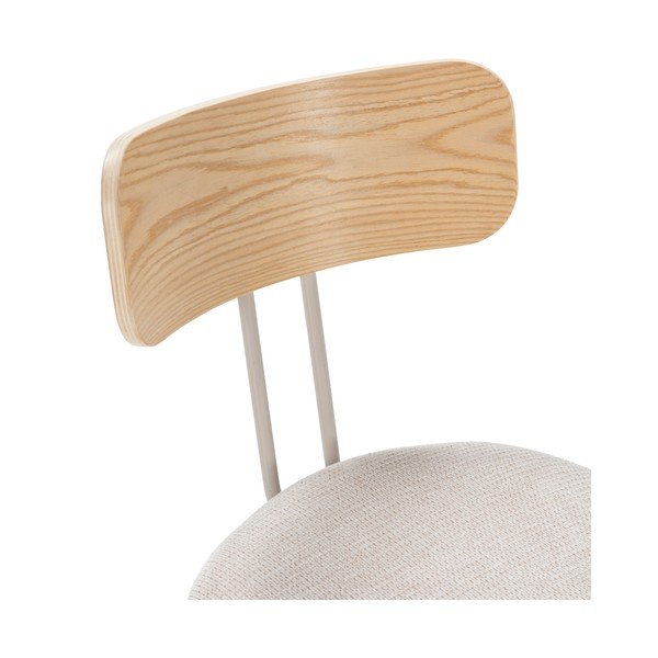 Bēšs/dabīga toņa polsterēts pusdienu krēsls Olimpia – MOME-image-4