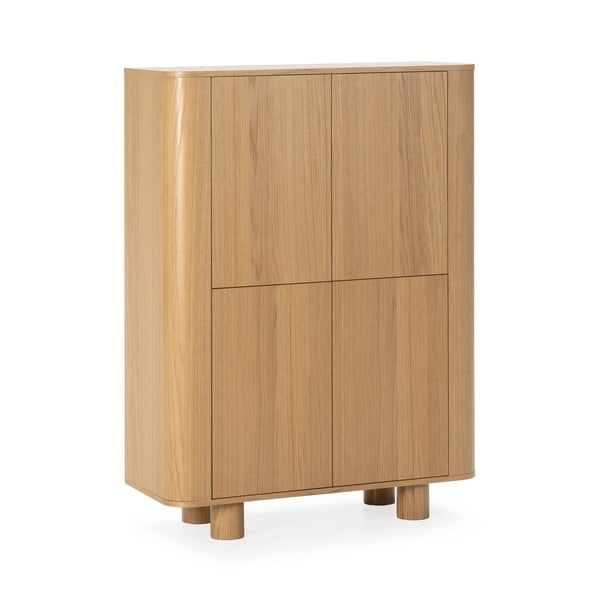 Dabīga toņa skapītis ar ozolkoka imitāciju 100x133x40 cm Padoc – MOME-image-4