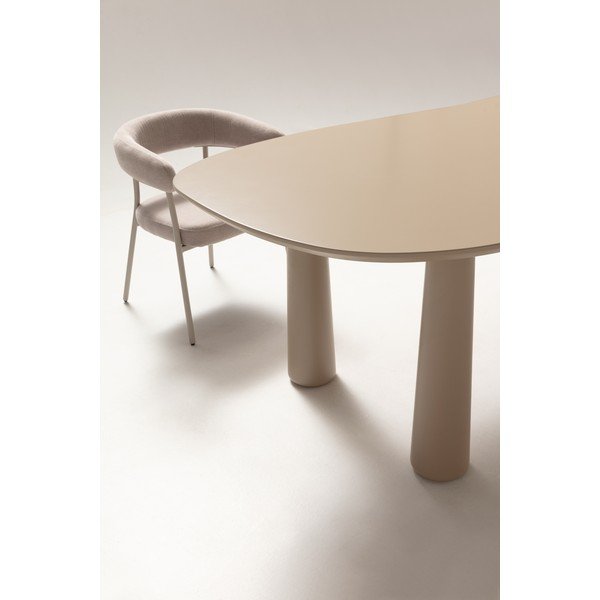 Bēšs žurnālgaldiņš ar priedes masīvkoka galda virsmu 110x220 cm Nahia – MOME-image-4