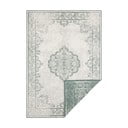 Zaļš un krēmkrāsas āra paklājs NORTHRUGS Cebu, 160 x 230 cm