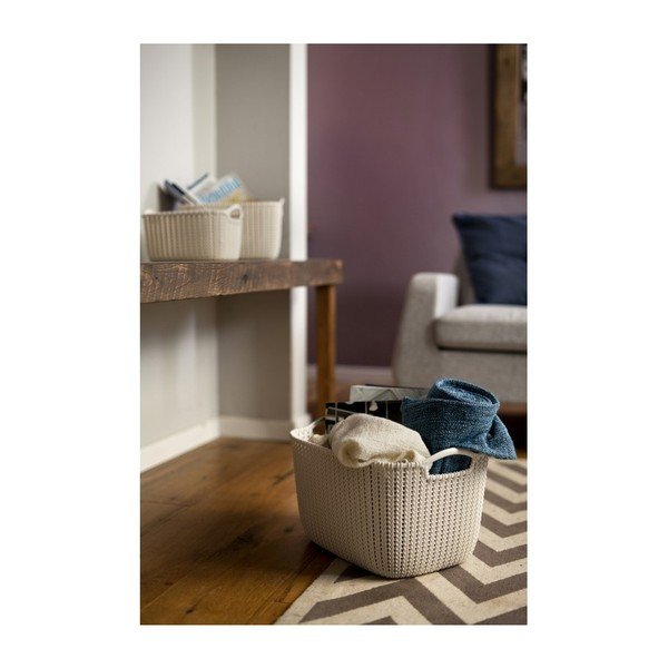 Krēmkrāsas veļas grozs Curver Large-image-1