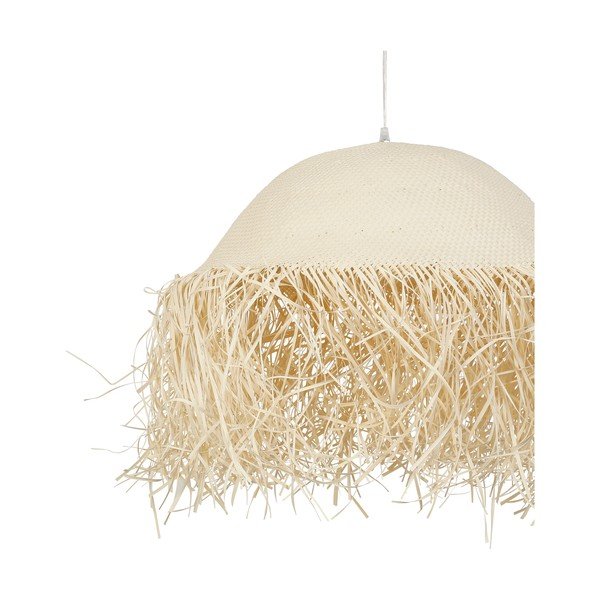 Krēmkrāsas piekaramā lampa ø 50 cm Palmeraie – Côté Table-image-4