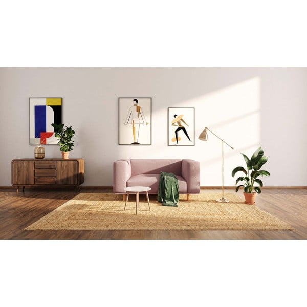 Rozā   atpūtas krēsls no buklē auduma Kukumo – Ame Yens-image-3