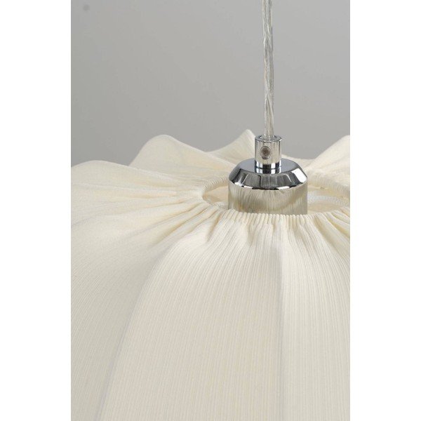 Krēmkrāsas tekstila piekaramā lampa ø 42 cm Pion – Jotex-image-4