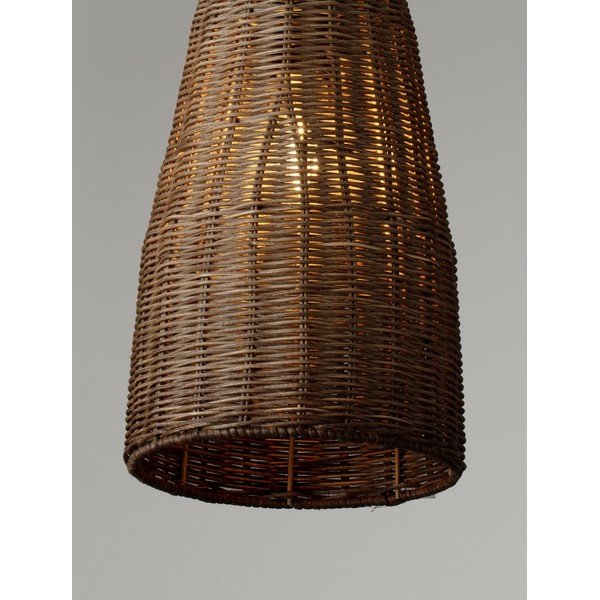 Dabīga toņa rotangpalmas piekaramā lampa ø 19,5 cm Rielo – Nova Luce-image-4