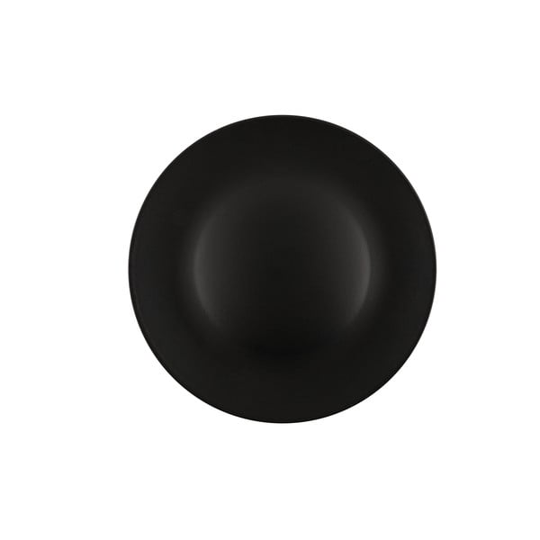 Matēti melni keramikas šķīvji (6 gab.) ø 25 cm – Hermia-image-2