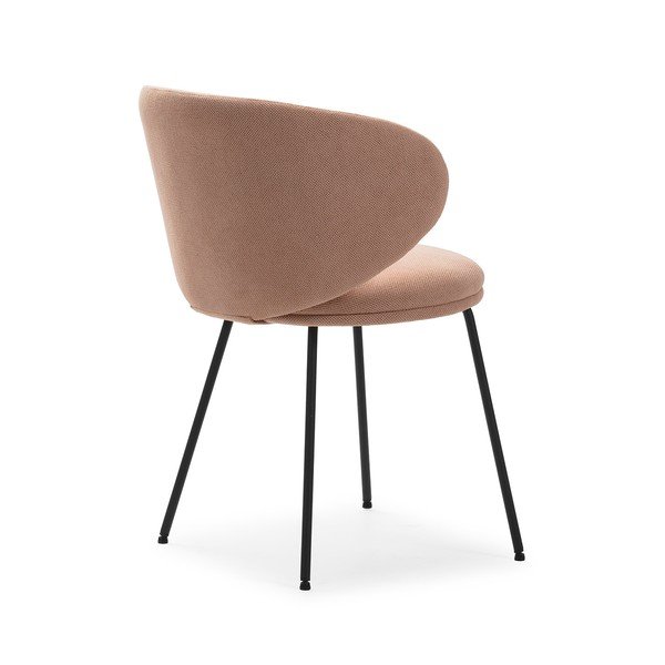 Gaiši rozā polsterēti ēdamistabas krēsli (2 gab.) Rush – Marckeric-image-4