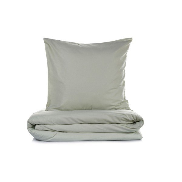 Salvijas zaļa vienguļamā gultas veļa 200x140 cm Plain  – Mijolnir