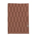 Brūns kokvilnas dvielis 50x95 cm Geo – Mette Ditmer Denmark