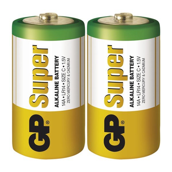 2 sārmu baterijas komplektā GP Super C - EMOS-image-2