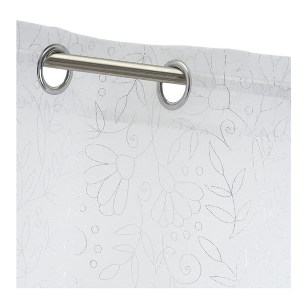 Balts/sudraba krāsas dienas aizkars 140x260 cm Pucka – Casa Selección-image-4