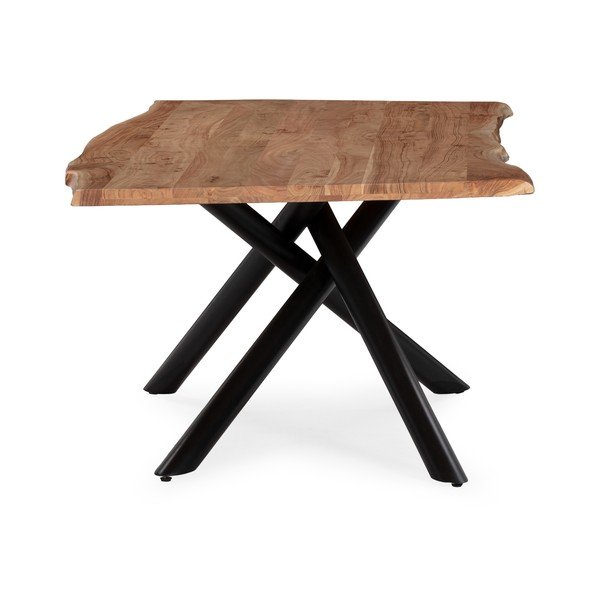 Akācijas masīvkoka ēdamgalds 100x220 cm Anuri – MOME-image-3