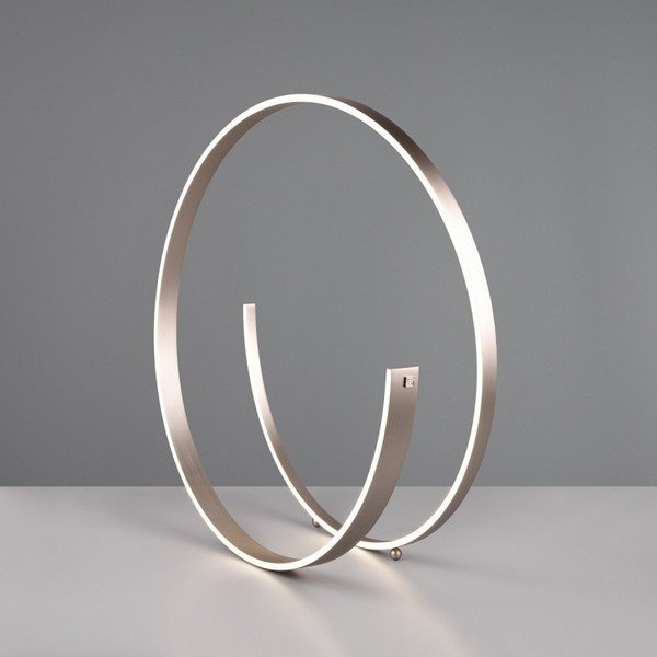 Pelēka LED stāvlampa ar balss vadību/ar mobilās lietotnes vadību un metāla abažūru (augstums 75 cm) Cinardi – CINQUE-image-4