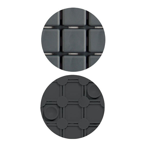 Neslīdoši paklāji vannai (5 gab.) 13x13 cm Quadro – MSV-image-1