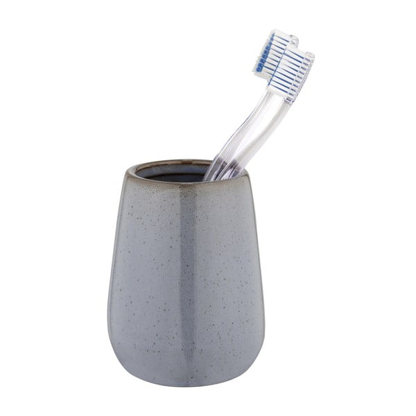 Pelēks keramikas trauks zobu birstei Sirmione – Wenko-image-1