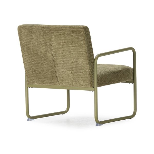 Zaļš atpūtas krēsls no šenila auduma Vince – MOME-image-4