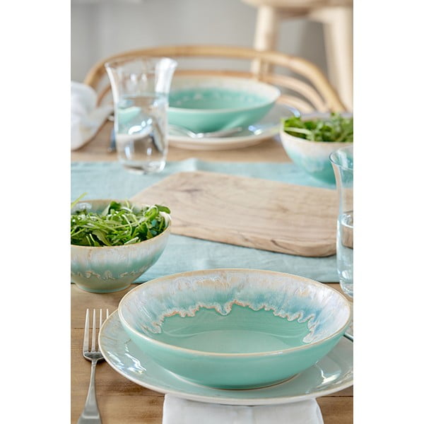 Zila/tirkīzzila māla bļoda ø 21,5 cm Taormina – Casafina-image-1