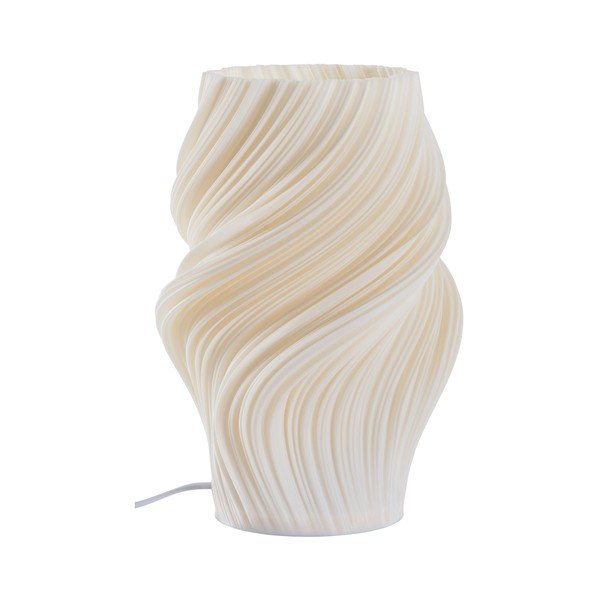 Balta plastmasas galda lampa (augstums 27 cm) Calais – Jotex