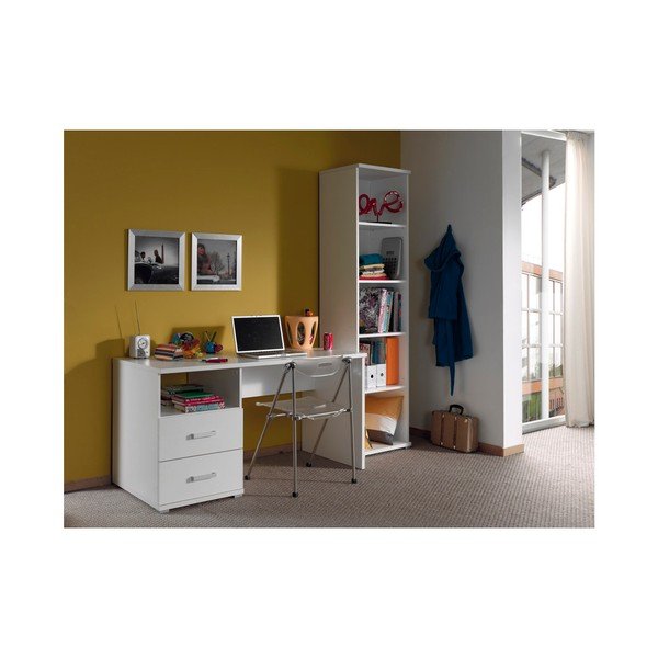 Balts darba galds Vipack Milan-image-1