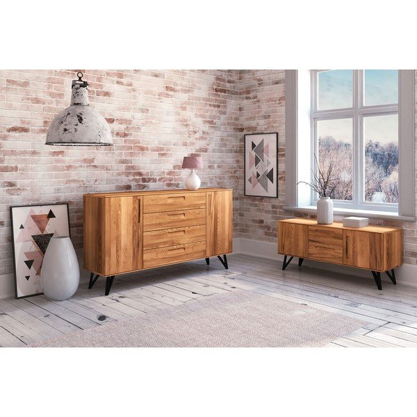 Augsta kumode no dižskābarža koka 182x100 cm Golo – The Beds-image-4