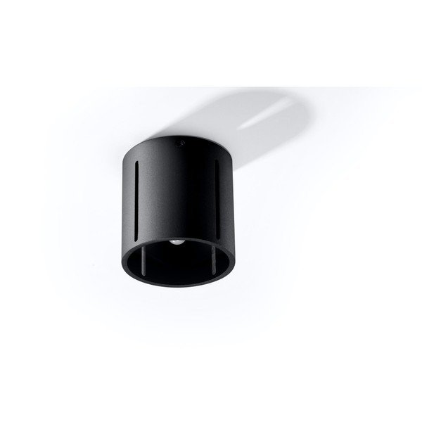 Melna griestu lampa Sollux Vulco-image-1