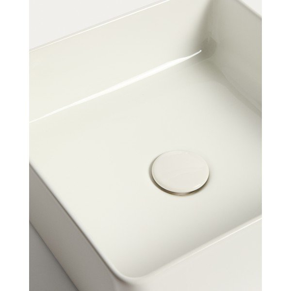 Balta keramikas izlietne 36,5x36,5 cm Ovara – Kave Home-image-3