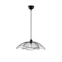 Melna piekaramā lampa ar metāla abažūru ø 50 cm Farac – Opviq lights