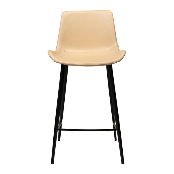 Gaiši brūns eko ādas bāra krēsls DAN-FORM Denmark Hype, augstums 91 cm