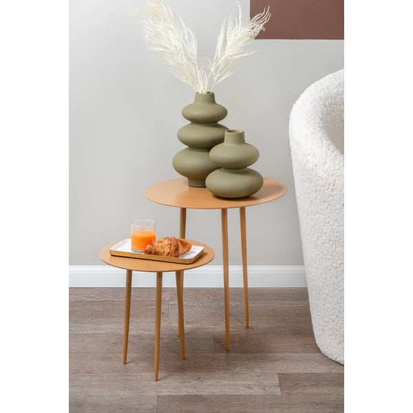 Zaļa keramikas vāze Karlsson Circles, augstums 19,4 cm-image-1