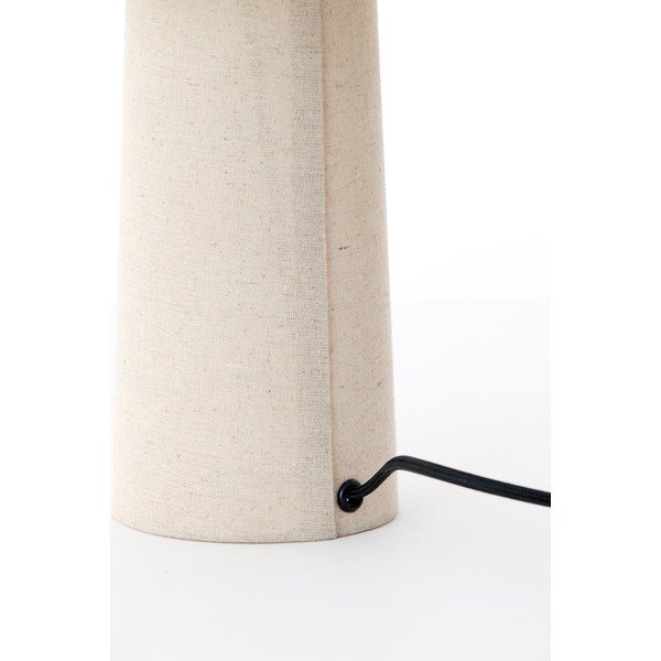 Balta galda lampa ar auduma abažūru (augstums 50 cm) Musaby – Light & Living-image-2
