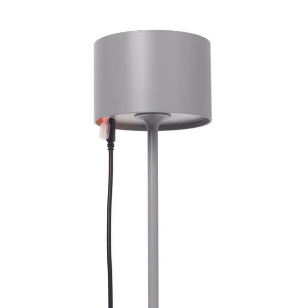 Tumši pelēka pārnēsājamā LED lampa Blomus Farol-image-2