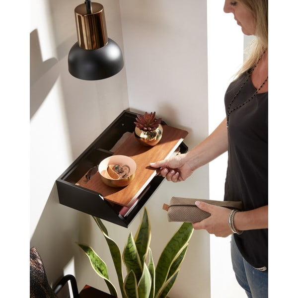 Melna griestu lampa Kave Home Amina, augstums 15 cm-image-2
