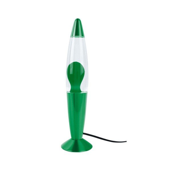 Zaļa stikla lavas lampa (augstums 35,5 cm) Funky Rocket Lava – Leitmotiv