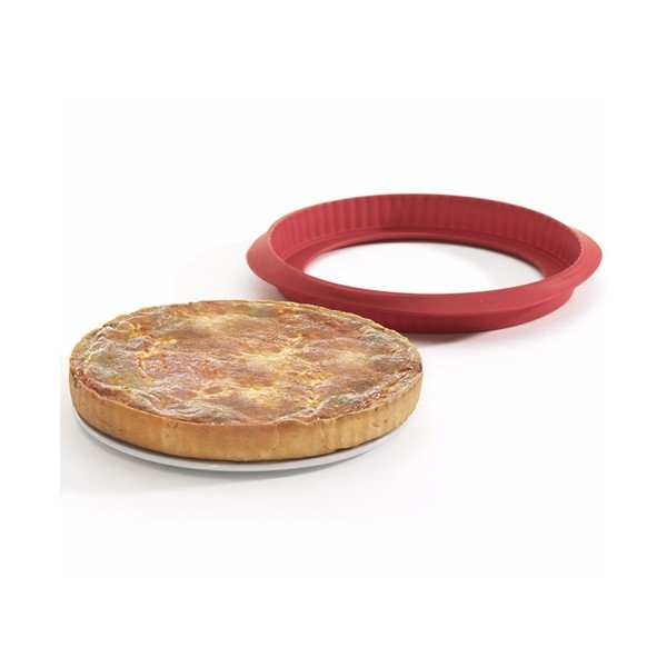 Pīrāgu skārda ar keramikas šķīvi, 28 cm-image-2