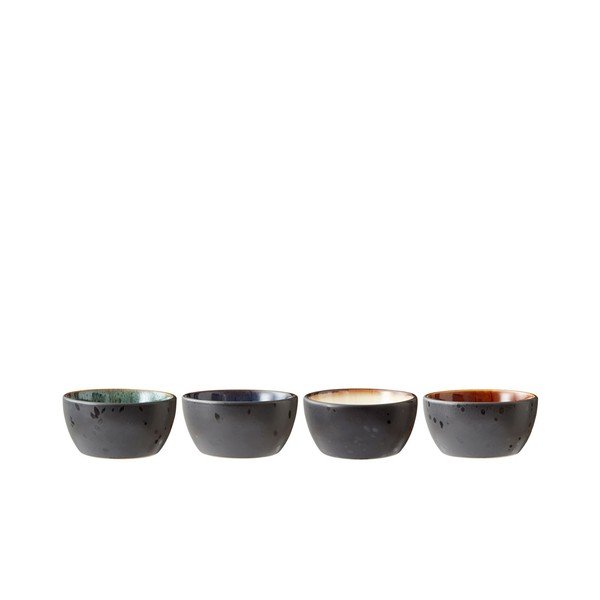 Melnas keramikas servēšanas bļodiņas (4 gab.) 200 ml Gastro Black/Mix – Bitz