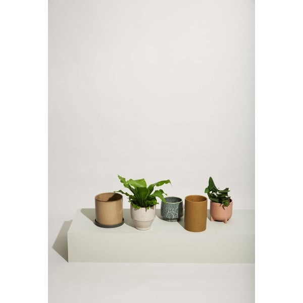 Keramikas ar rokām radīti puķu poda apvalki (2 gab.) ø 20 cm Lava – Hübsch-image-4