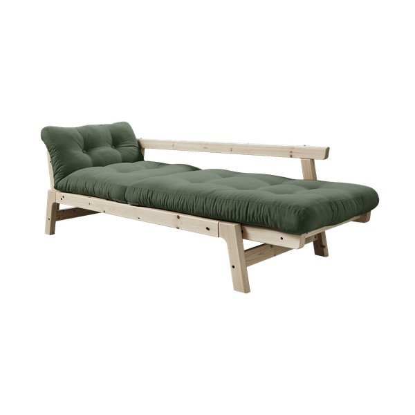 Izvelkamais  dīvāns Karup Design Step Natural Clear/Olive Green-image-3