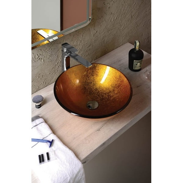 Spīdīgas sudraba krāsas stāvošs jaucējkrāns izlietnei Spy – Sapho-image-4