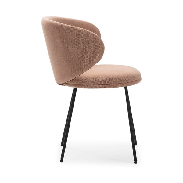 Gaiši rozā polsterēti ēdamistabas krēsli (2 gab.) Rush – Marckeric-image-3