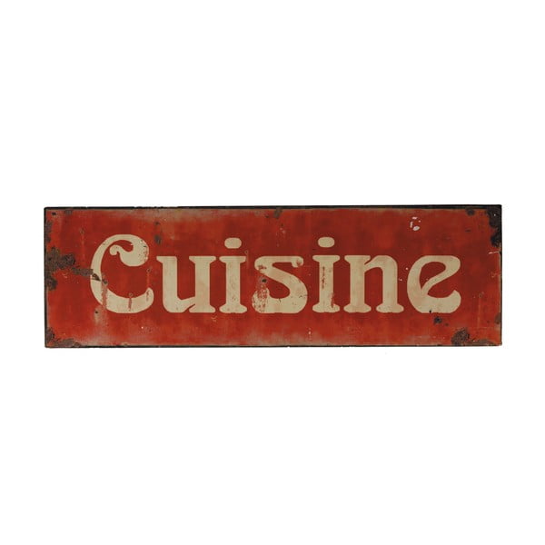 Metāla zīme Antic Line Cuisine, 49 x 15 cm