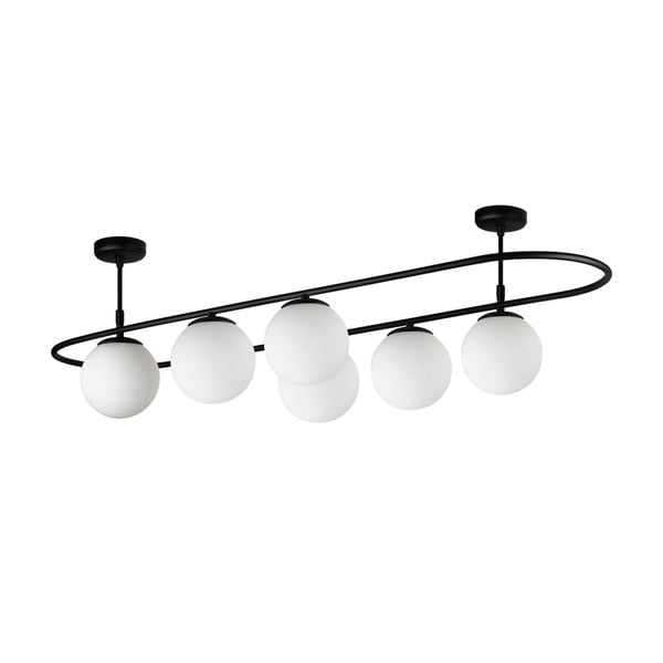 Melna griestu lampa Squid Lighting Elips, garums 124 cm-image-2