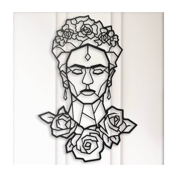 Melna sienas apdare Frida