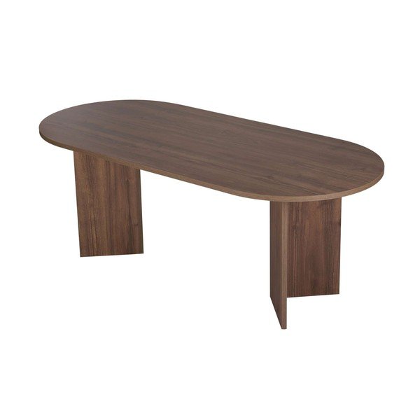 Ēdamgalds ar riekstkoka imitāciju 90x200 cm Sabella – Kalune Design-image-3