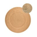 Dabīga toņa divpusējs džutas apaļš paklājs ø 140 cm Braided – Hanse Home