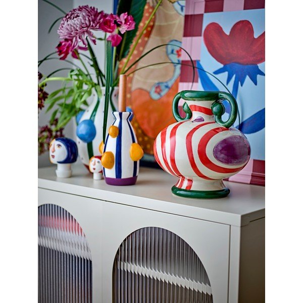 Dolomīta ar rokām apgleznota vāze (augstums 33 cm) Conneli – Bloomingville-image-4