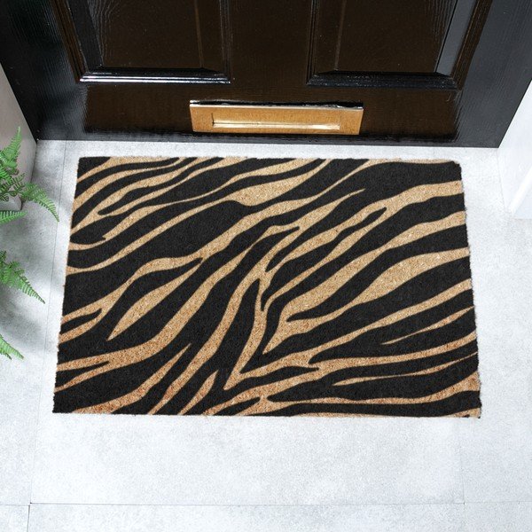Kokosšķiedras kājslauķis 40x60 cm Zebra – Artsy Doormats-image-2